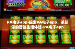 PA电子app-探索PA电子app，革新您的智能生活体验-PA电子app