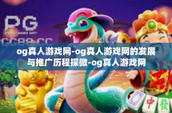 og真人游戏网-og真人游戏网的发展与推广历程探微-og真人游戏网